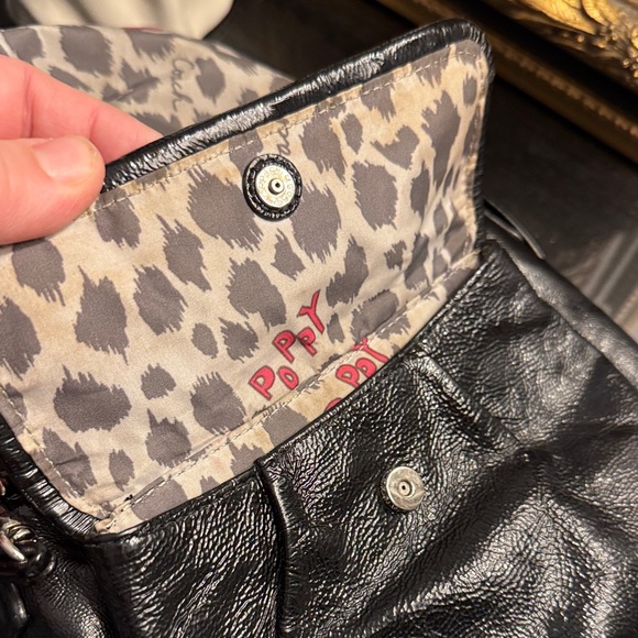 Coach Poppy Black Patent Leather Crossbody Bag - Picture 6 of 6